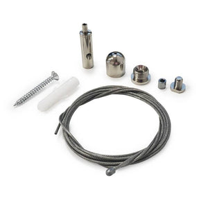 Kit de colgado para perfil de suspensión 23x8mm (1ud) - Barcelona Led-Accesorios