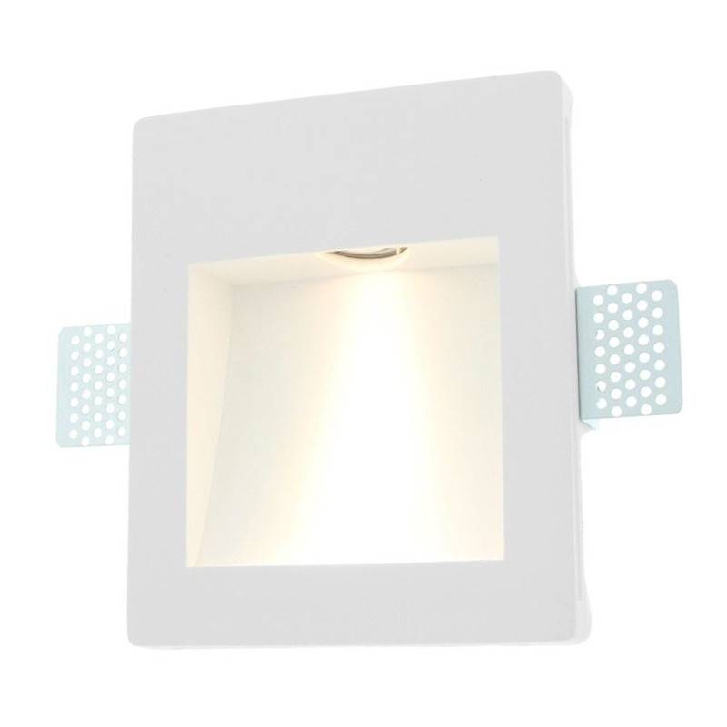 Aplique de pared empotrable de escayola "MUR" - 1W - Trimless / integración