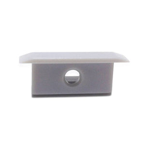 Tapa lateral para perfil empotrable de suelo 27x11mm (1ud) - Barcelona Led-Accesorios