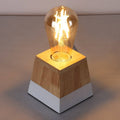 Wooden table lamp