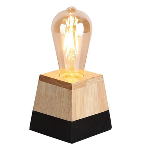 Lámpara de mesa de madera "LAKA" (10)