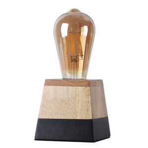 Lámpara de mesa de madera "LAKA" - Barcelona Led-Decoración