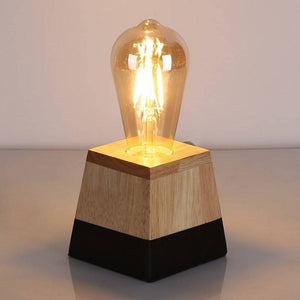 Lámpara de mesa de madera "LAKA" (13)