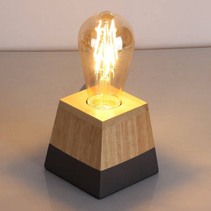 Lámpara de mesa de madera "LAKA" (16)