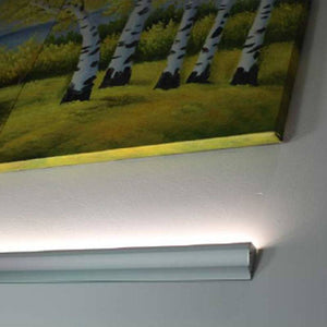 Perfil de aluminio para tira LED - Bañador de pared - 18x44mm - 2 metros (2)