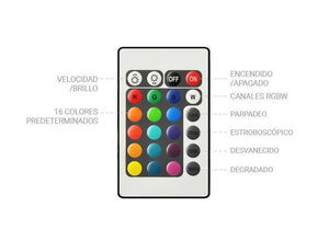 Macetero LED RGBW recargable 12W - Resina blanca - IP65 - 40x40x55cm - Barcelona Led-Mobiliario