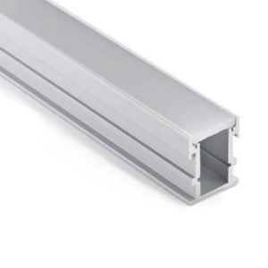 Perfil de aluminio para tira LED empotrable en suelo 21x26mm IP54 (2metros) - Barcelona Led-