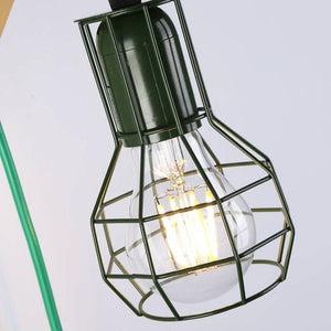 Aplique de pared de madera jaula "MICA" Bombilla incluida - Barcelona Led-Decoración