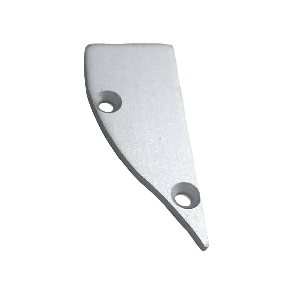 Tapa lateral para perfil de aluminio bañador de pared 18x44mm (1ud.)