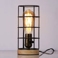 Vintage tafellamp in industriële stijl