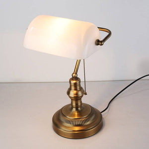 Lámpara de mesa vintage "BANQUERO" - E27 (10)