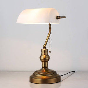 Lámpara de mesa vintage "BANQUERO" - E27 (14)