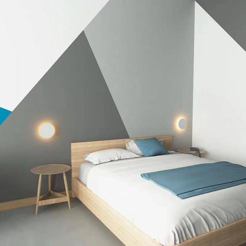 Aplique de pared circular "Eclipse" 9W - Chip Samsung - Luz cálida - IP44 - Ø 20cm - Barcelona Led-Decoración