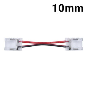 Conector rápido monocolor puente tira a tira COB 10mm