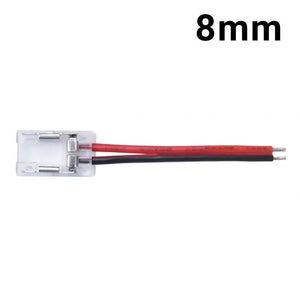 Conector rápido para inicio de tiras LED COB monocolor de 8mm
