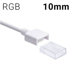 Conector inicio tira a cable RGB PCB 10mm IP68 - Barcelona Led-Accesorios