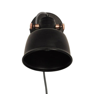 Aplique de pared interior "KUKKA" con interruptor y enchufe (6)
