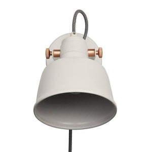 Aplique de pared interior "KUKKA" con interruptor y enchufe (15)