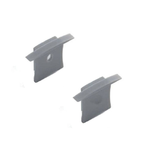 Seitenabdeckung für Aluminiumprofil für Bodenmontage 36x28mm (1Stk)
