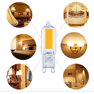 Bombilla LED G9 220-240V AC - COB - 360º - 2W - Barcelona Led-