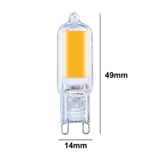 Bombilla LED G9 220-240V AC - COB - 360º - 2W - Barcelona Led-