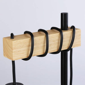 Lámpara de mesa de madera "WOODA" (9)
