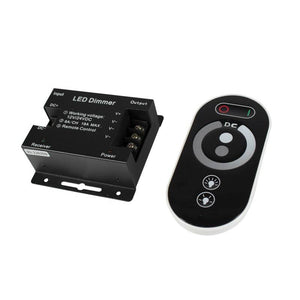 Regulador / dimmer con mando táctil RF para tira monocolor 12/24V 18A - Barcelona Led-Control y regulación