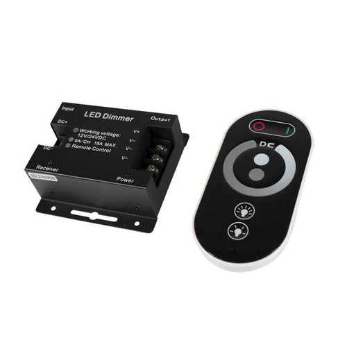 Controller / dimmer with RF touch control for single-color strip 12/24V 18A