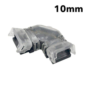 Conector esquina en "L" tira LED COB monocolor 12V / 24V- 2 pines - Tira 10mm