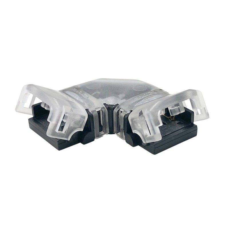 Conector esquina en "L" tira LED COB monocolor 12V / 24V- 2 pines - Tira 10mm (1)