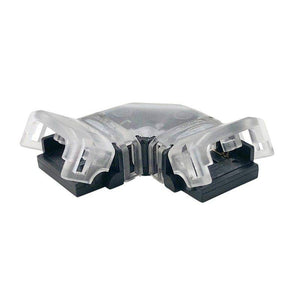 Conector esquina en "L" tira LED COB monocolor 12V / 24V- 2 pines - Tira 10mm (1)