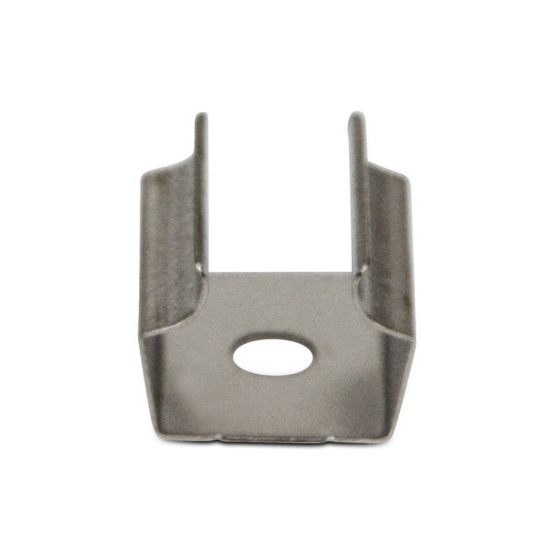 Grapa metálica para sujeción Perfil Bañador arriba/abajo 18x49mm (1ud)