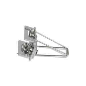 Grapa metálica para sujeción de perfil de aluminio empotrable 36x28mm (1ud) - Barcelona Led-Accesorios