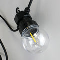 8 meter solar panel LED garland with 10 integrated bulbs 3
