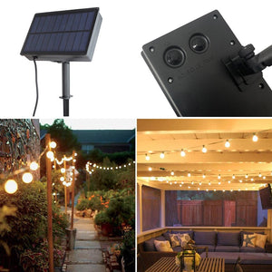 Guirnalda LED con panel solar de 8 metros con 10 bombillas integradas (5)