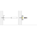 METALLKLAMMER ZUR BEFESTIGUNG VON FLEXIBLEN PROFILEN 18X6MM 2