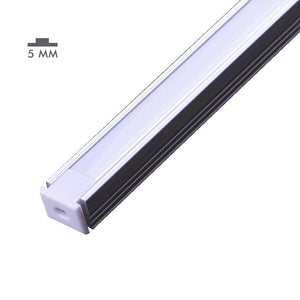 Perfil de aluminio para tira LED de 5mm superficie - 8X12mm - 2metros (1)