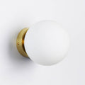 Aplique de pared bola cristal