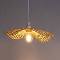Wicker pendant lamp