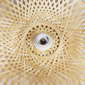 Lámpara colgante de mimbre "LISA" - E27 - Barcelona Led-Decoración