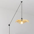 Wicker pendant lamp with cable