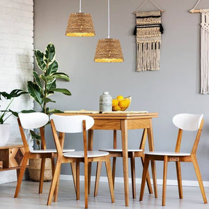 Lámpara colgante de cáñamo "Mush" - E27 - Barcelona Led-Decoración