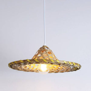 Lámpara colgante de bamboo "DIDO" - Barcelona Led-Decoración