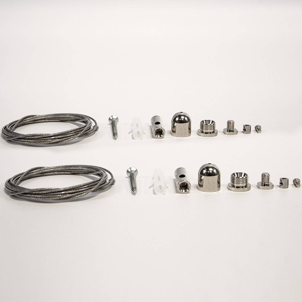 CABLE DE SUSPENSIÓN PARA PERFIL DE ALUMINIO 20x27MM (2 UD.) - Barcelona Led-Accesorios
