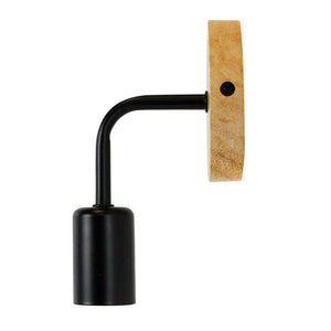Aplique de pared de madera y metal "Morgan" - Barcelona Led-Decoración