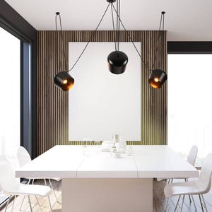 Lámpara colgante moderna triple "Blus" - E27 - Barcelona Led-Decoración