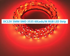 Tira de LED 12V-DC 72W ancho 5mm multicolor RGB IP20 (SMD3535 72ch/m) Rollo 5 metros (9)