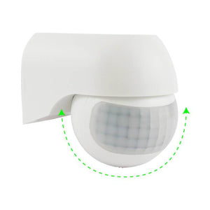Sensor de movimiento infrarrojo PIR orientable IP44 - Barcelona Led-