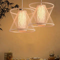 Japanese bamboo pendant lamp