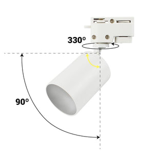 Foco LED para Carril Monofásico Orientable GU10 - Barcelona Led-